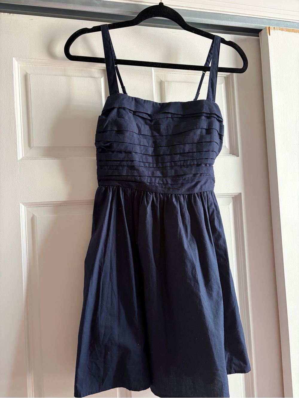 Abercrombie & Fitch Navy Pleated Bust Mini Dress